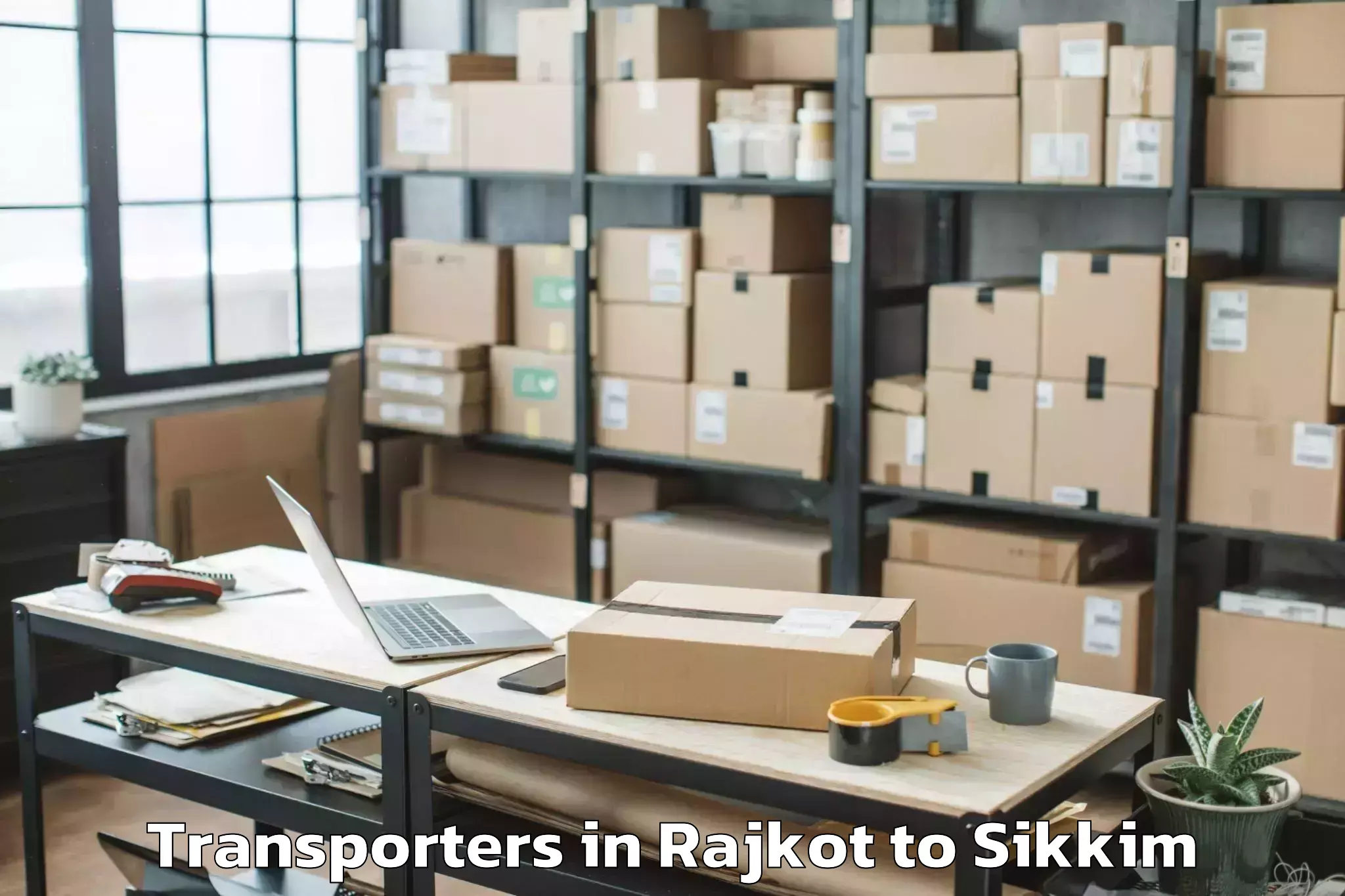 Leading Rajkot to Mangan Transporters Provider